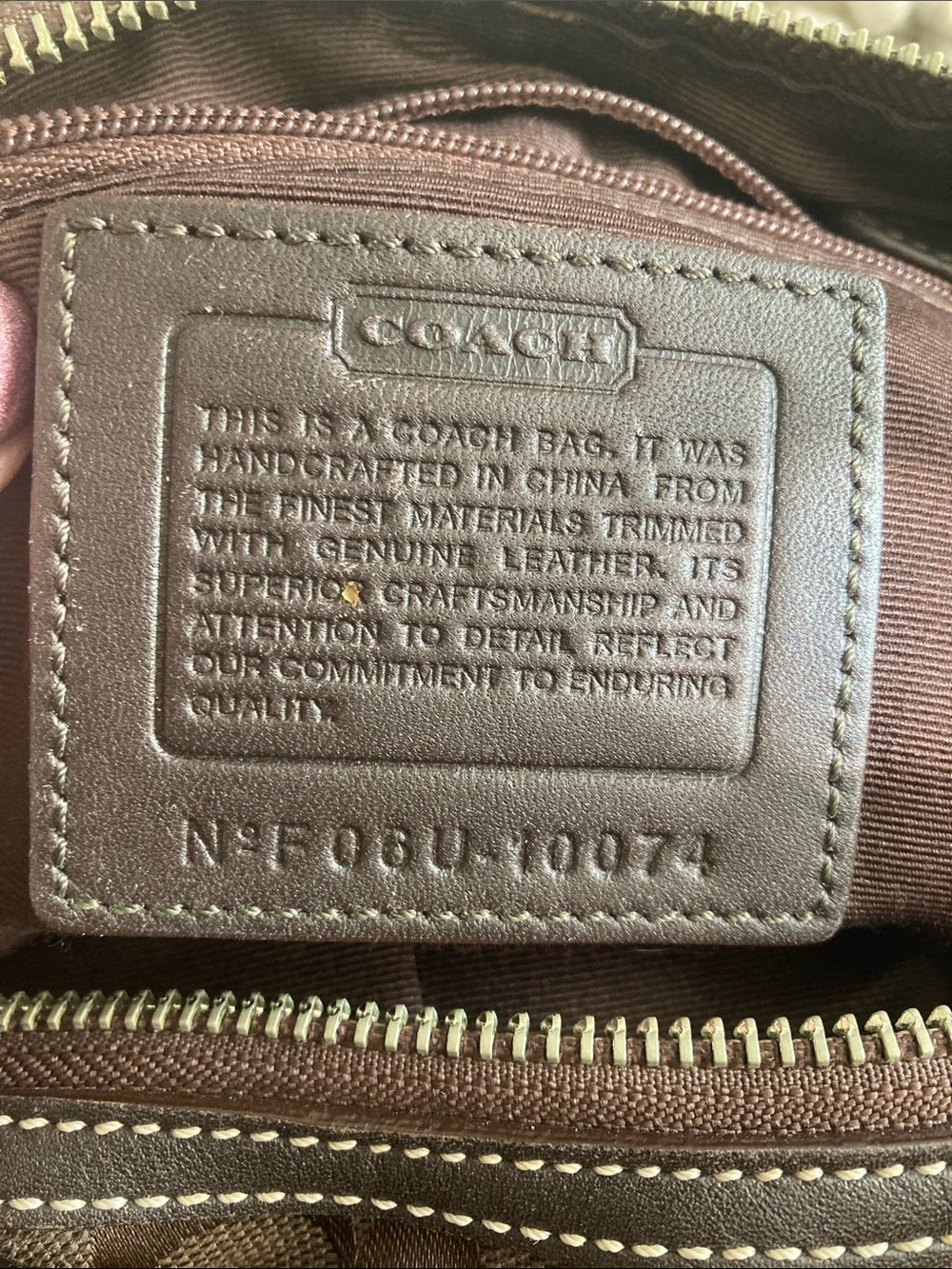Coach Vintage SoHo Signature C-canvas bag! Rare Brown